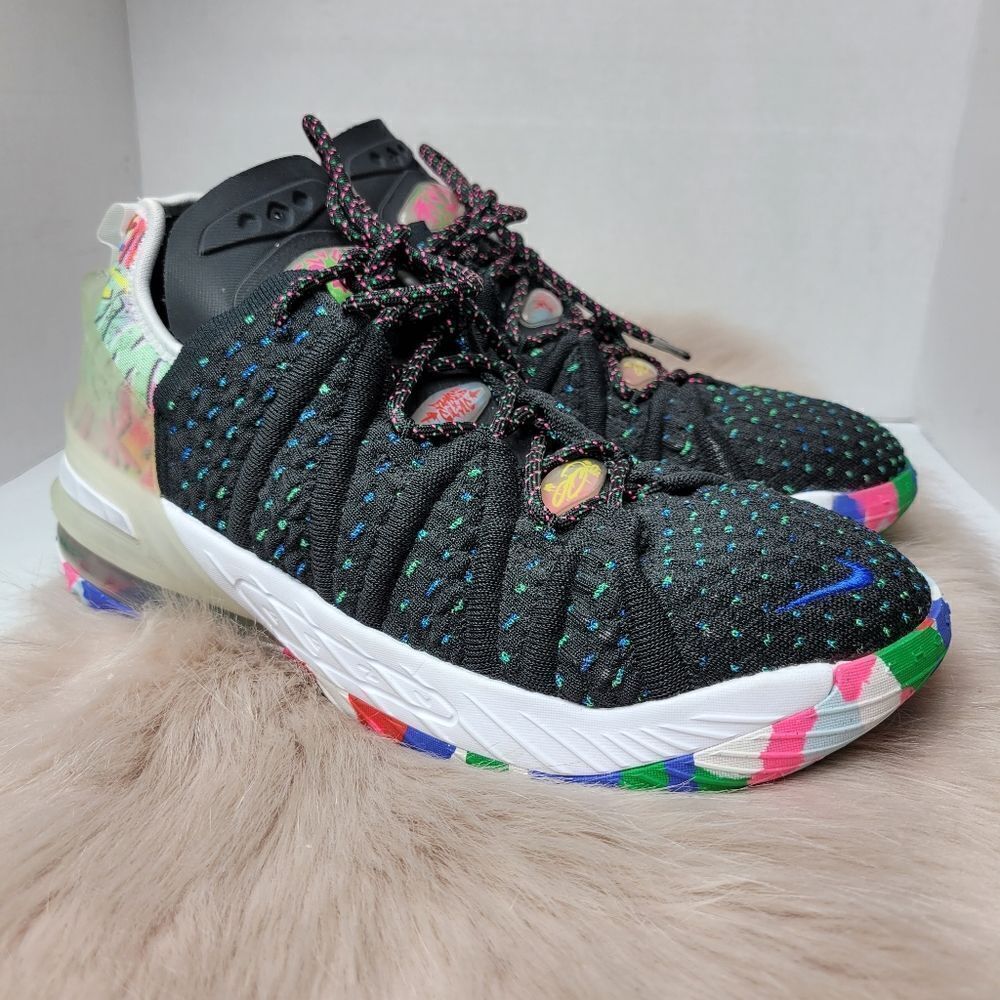 Nike Mens Lebron 18 CQ9283 002 James Gang Sneaker Shoes Size 7